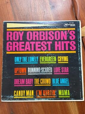 Vintage Roy Orbison's Greatest Hits Vinyl LP - Original Mono Pressing
